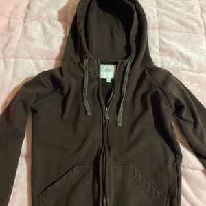 Brown, Size X Small hoodie.